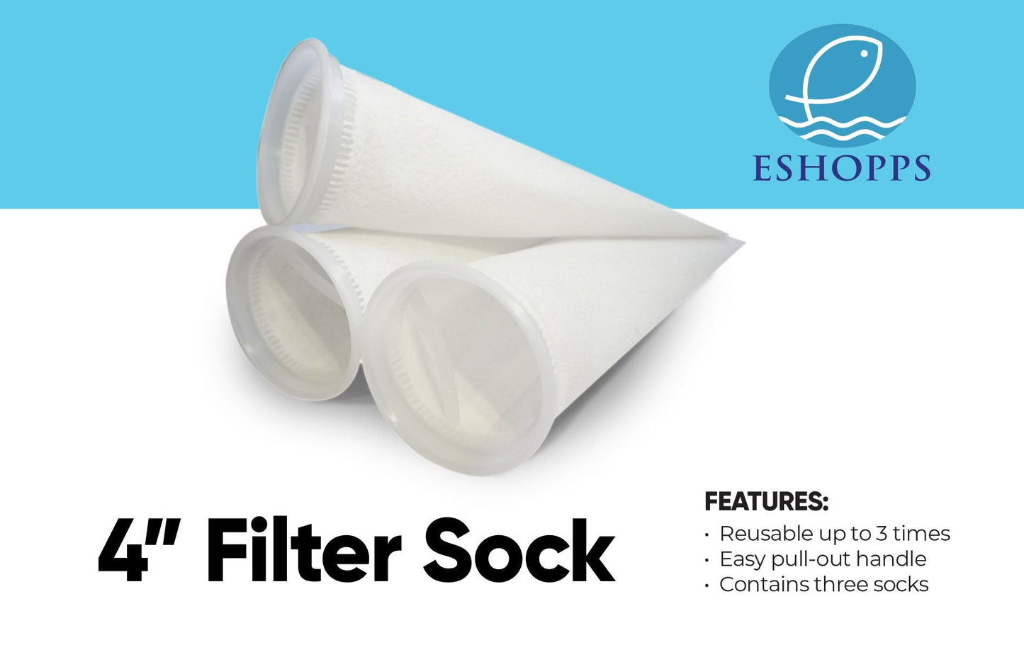 4" Filter Socks 
300 micron