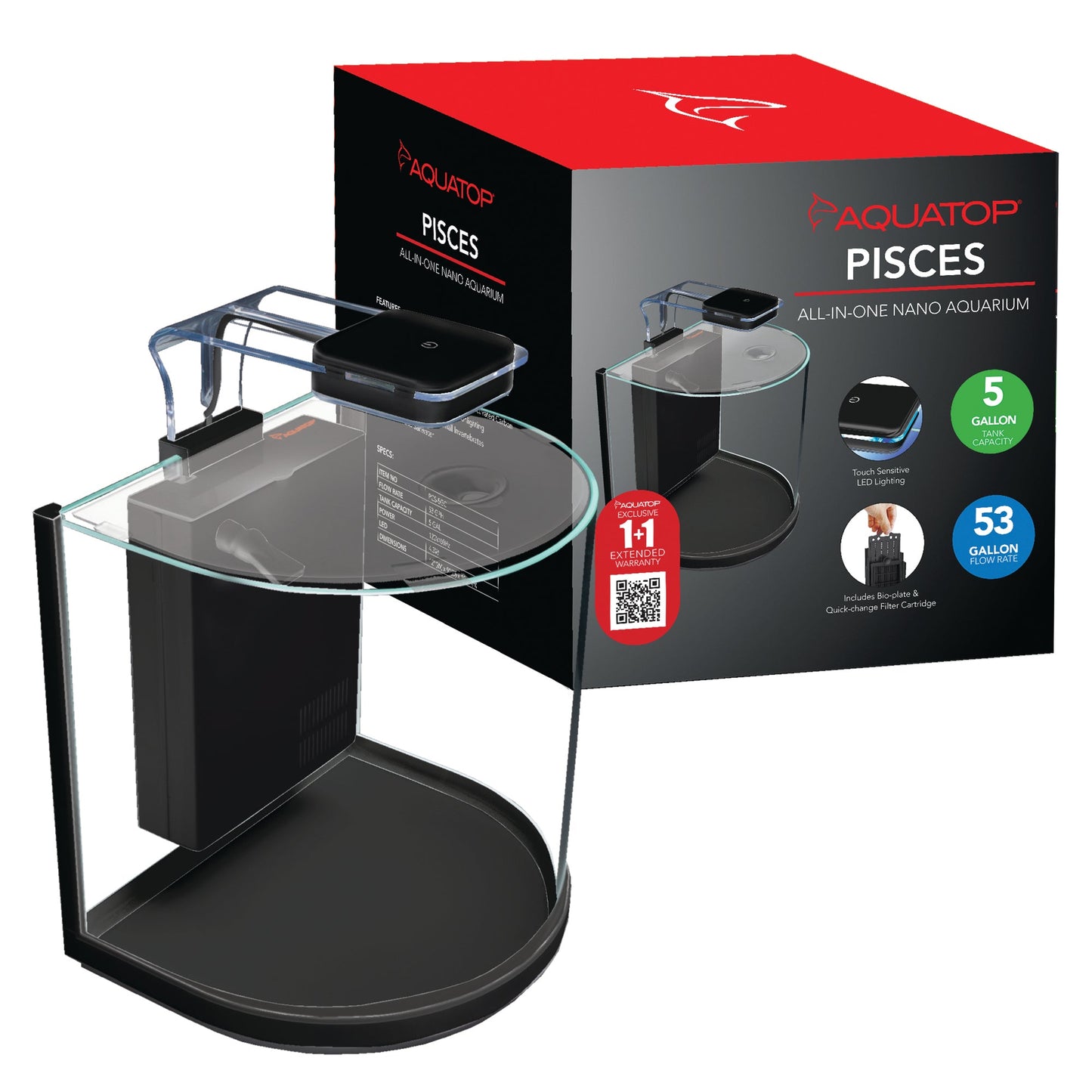 PISCES ALL-IN-ONE NANO GLASS AQUARIUMS