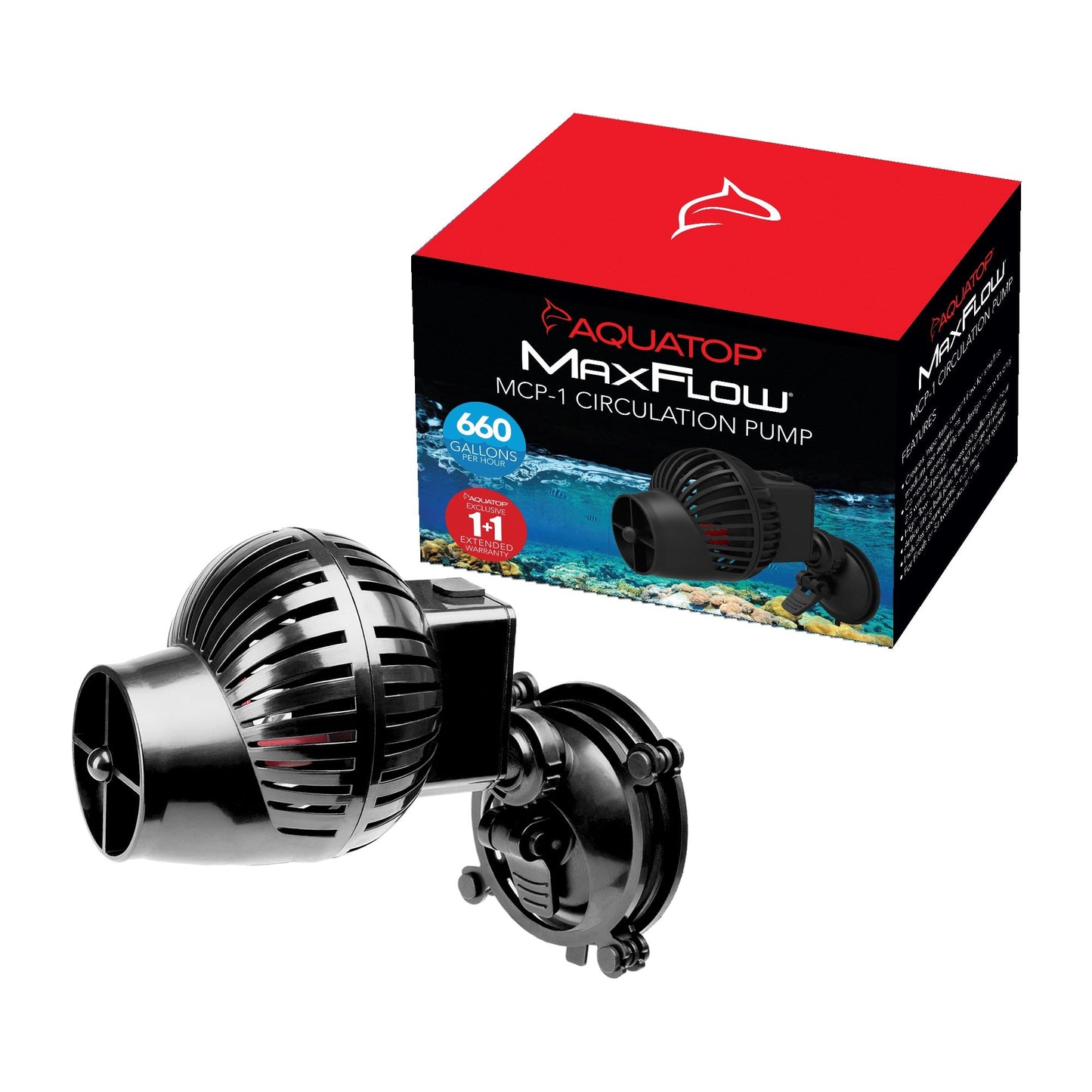 MaxFlow Circulation Pump w/ suction cup mount