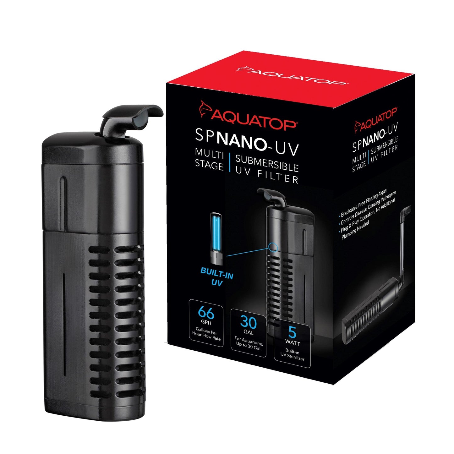 SPNANO-UV: NANO SUBMERSIBLE UV CLARIFIER AND FILTER