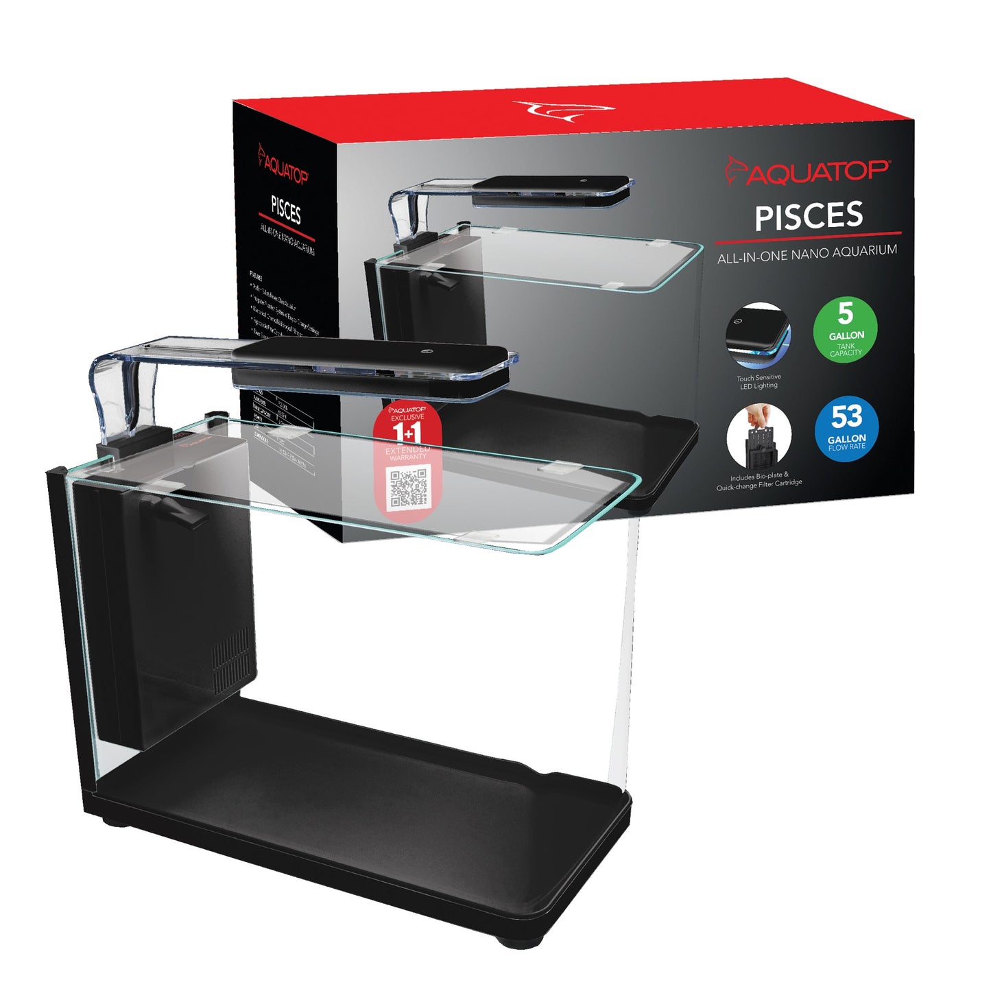 PISCES ALL-IN-ONE NANO GLASS AQUARIUMS