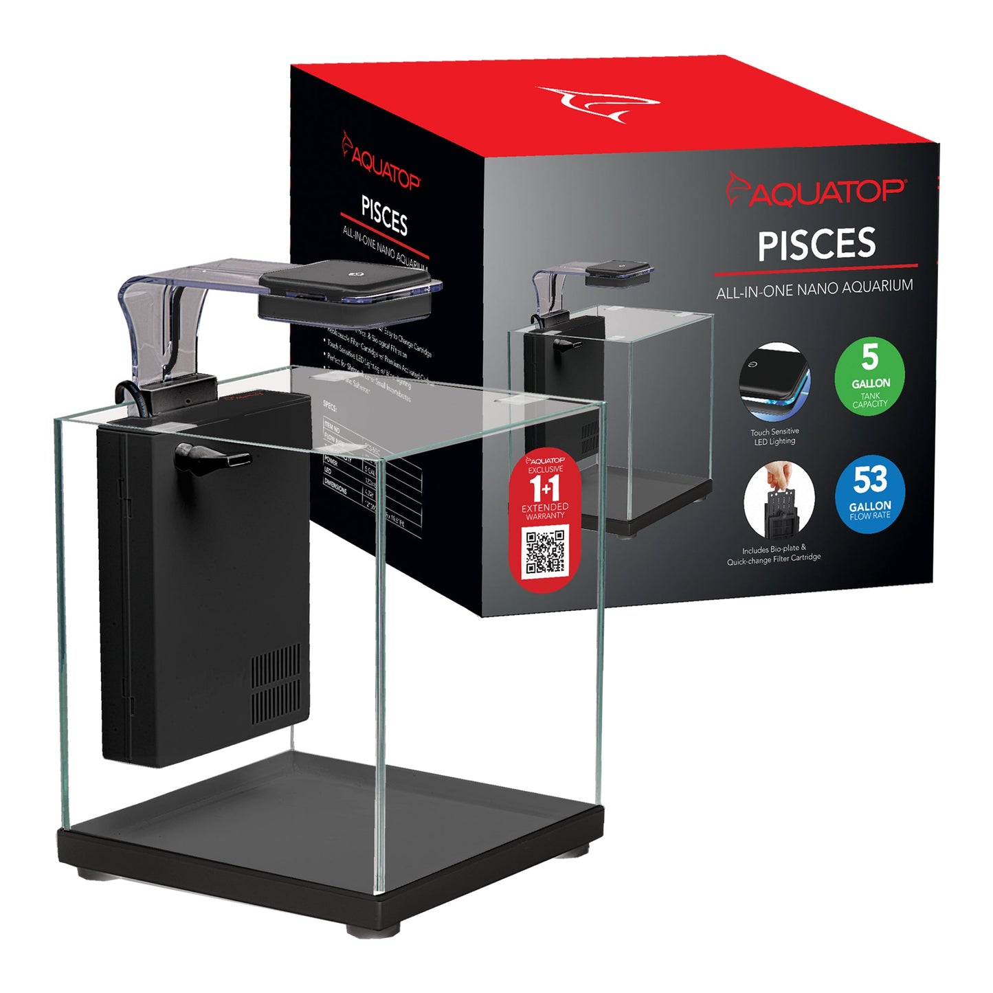 PISCES ALL-IN-ONE NANO GLASS AQUARIUMS