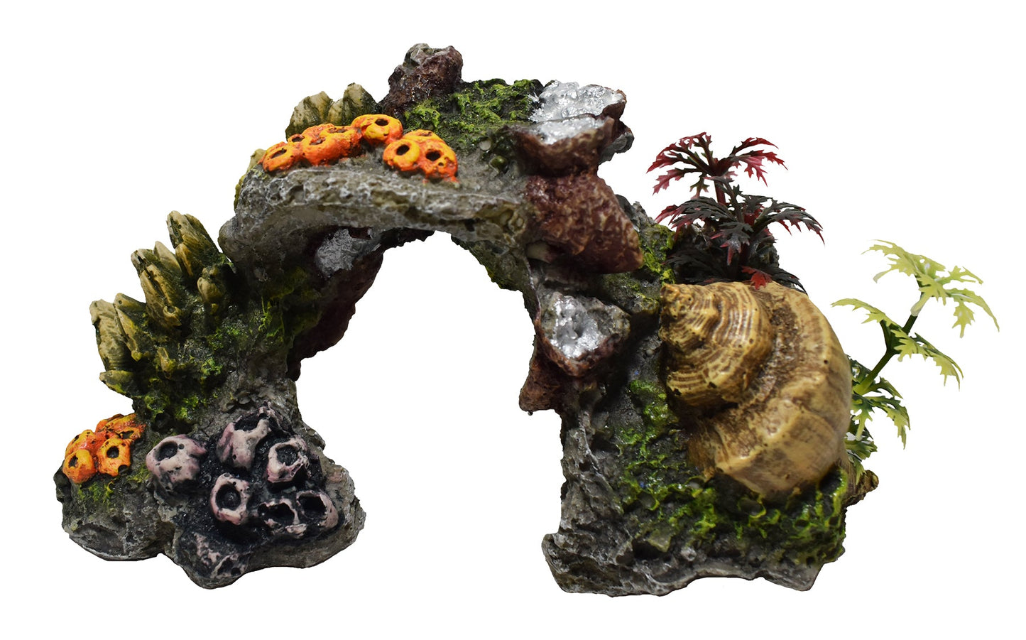 3.9" Arch W/Coral Resin Ornament - Map Price $16.49