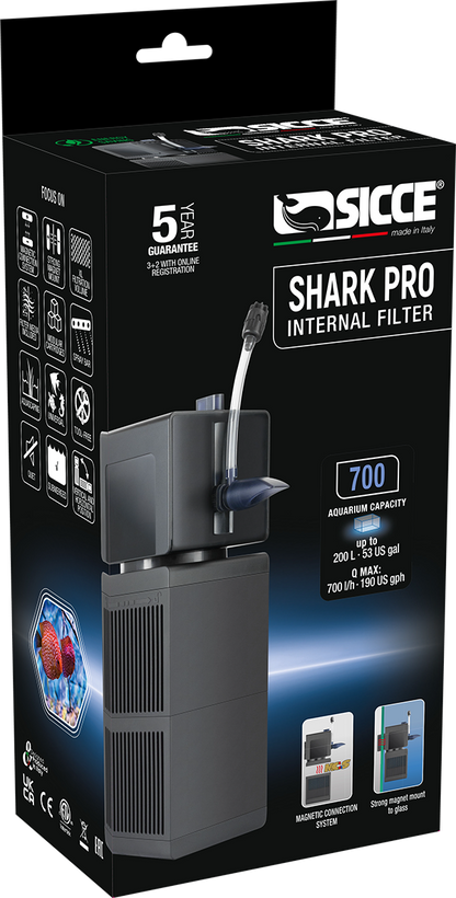 SHARK PRO. Internal Filter