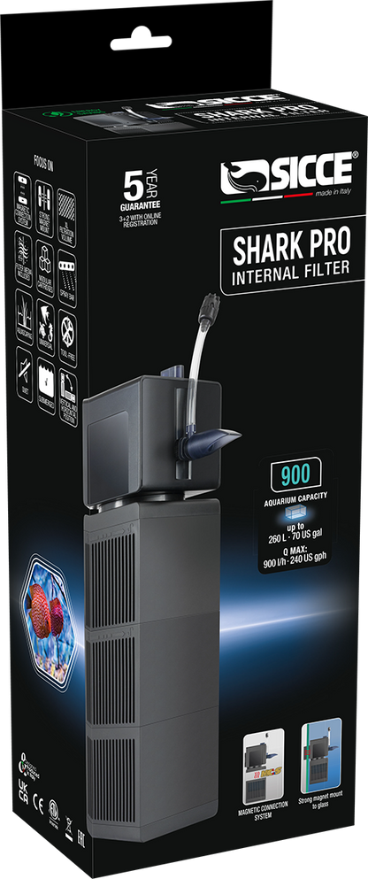 SHARK PRO. Internal Filter